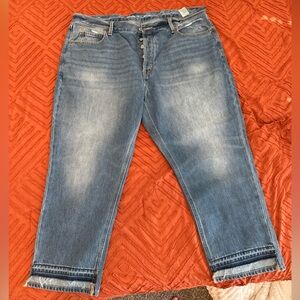 Old Navy Blue Ankle Cropped Jeans